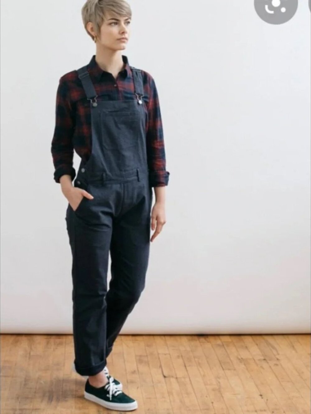 Bridge & Burn | Murray Dark Navy Denim Overall - Women Size XS